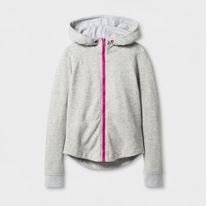 New CAT & JACK Zip-Up Hooded Sweatshirt HOODIE